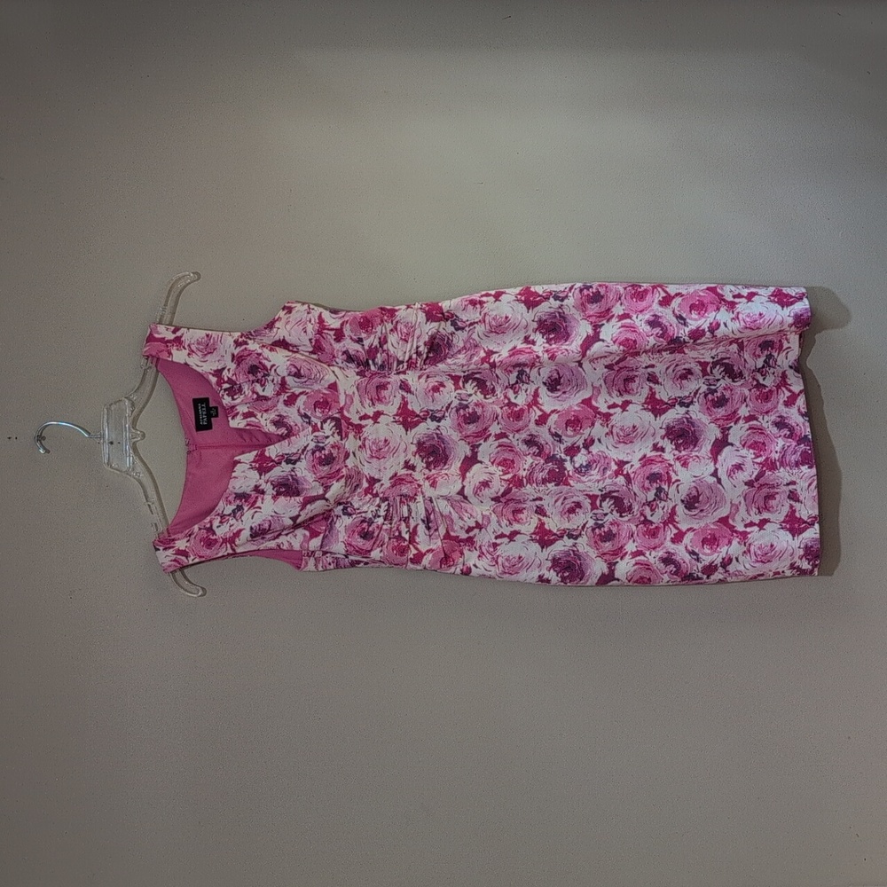 Adrianna Papell pink floral dress